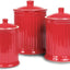 Set 3 Recipientes 88oz Color Rojo