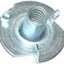 Tuercas en T dentadas 6-32 100 pzas