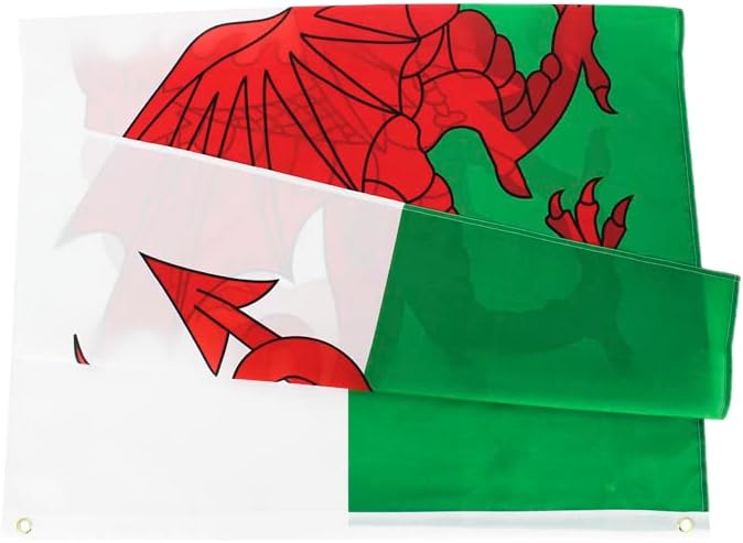 Bandera Gales 3x5ft con ojales latón