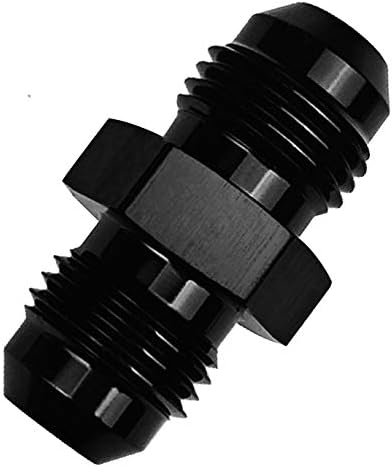 Adaptador manguera acoplador 6AN aluminio negro