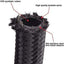 Manguera combustible trenzada 4AN 10ft 1/4"