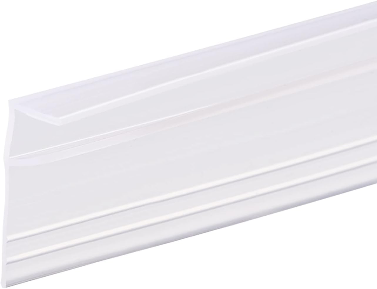 Tira sellado puerta vidrio 118pulg riel 3/4pulg baño oficina