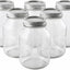 Tarros Mason 32oz set 6 con tapas metal herméticas