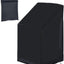 Funda impermeable silla exterior tela oxford con cordón negro