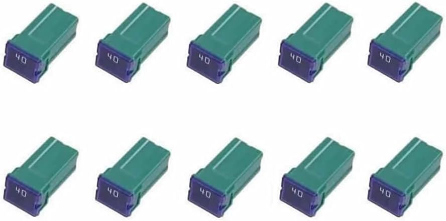 Kit 10 fusibles 40A para camionetas Ford Chevy Nissan Toyota