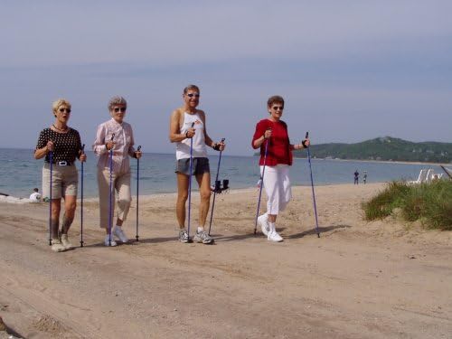 Bastones carbono Nordic Walking agarres corcho 32 tamaños
