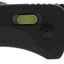 Cuchillo plegable bolsillo hoja D2 bloqueo ambidiestro negro