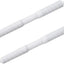 2 Pzas Varilla Repuesto Soporte Papel Higiénico Blanco