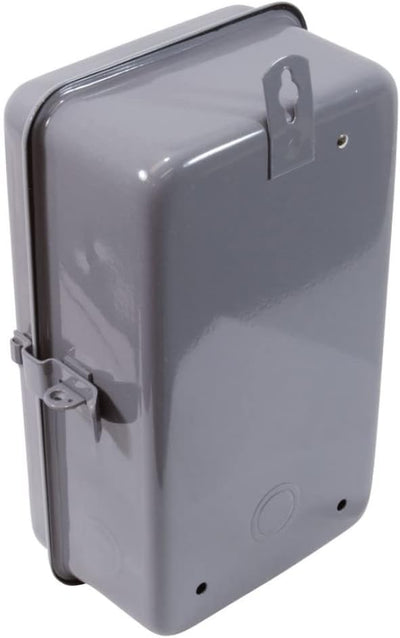 Caja eléctrica acero 5 1/2x9 3/8x3 5/8 gris