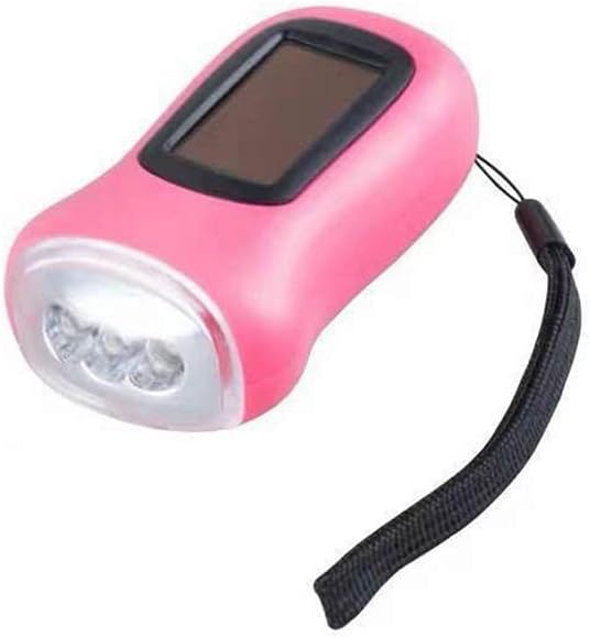 Linterna LED manivela Dynamo luz emergencia supervivencia