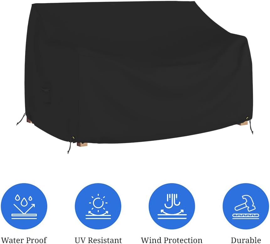Funda sofá biplaza exterior 12oz impermeable UV resistente