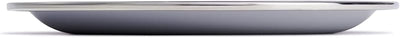 Plato acero inox reutiliz. para acampar gris abedul