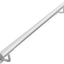Barandilla metal resistente 3ft para escaleras color blanco
