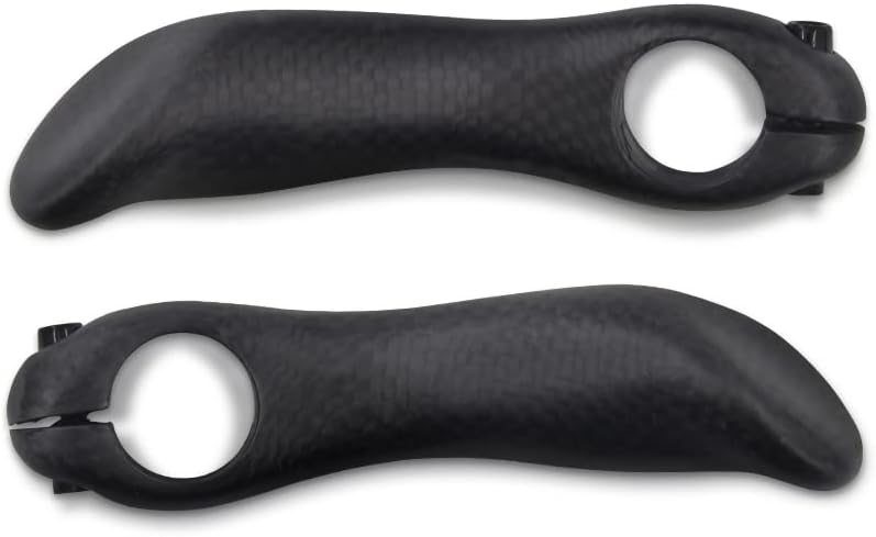 Extremos barra carbono bicicleta 0.874pulg 5.039pulg negro mate