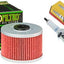 Kit afinación bujía filtro aceite Honda TRX 300 250SX
