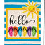 Bandera jardín 12x18pulg vertical doble cara