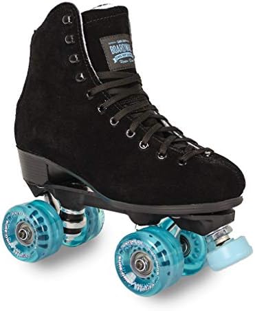 Patines exteriores color negro movimiento azul hombre 8-9