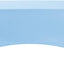 2 Manteles Elastano Universal 8x4x6ft Color Niebla Azul