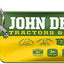 Llavero vintage rectángulo John Deere