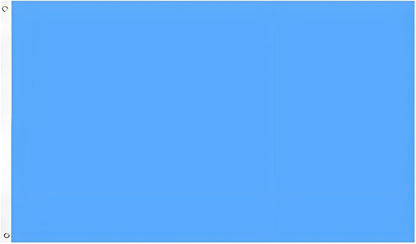 Bandera azul sólido 3x5ft doble costura ojales latón