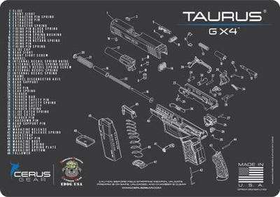 Alfombrilla limpieza comp Taurus GX4 0.118pulg acolchada