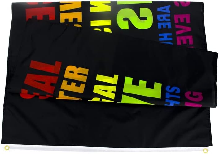 Bandera BLM 3x5ft con ojales latón