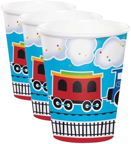 Vasos papel cumpleaños 9oz multicolor set 3