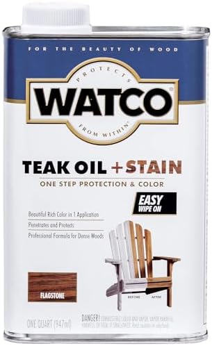 Aceite Teca Tinte 1qt para Losa de Madera Exterior