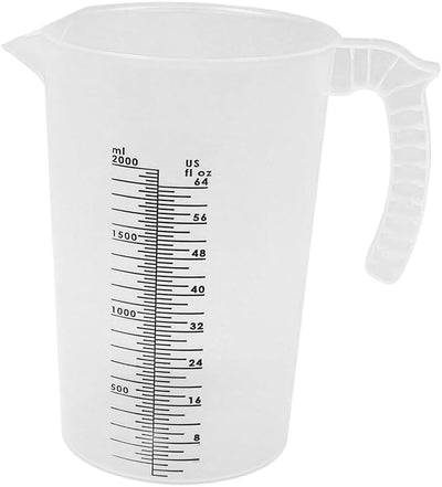 Jarra medidora 64oz translúcida multiusos