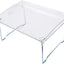 Estante acrílico transparente plegable para cocina baño despensa