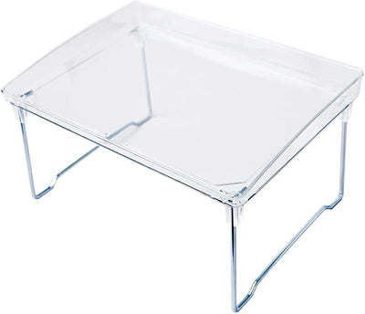 Estante acrílico transparente plegable para cocina baño despensa