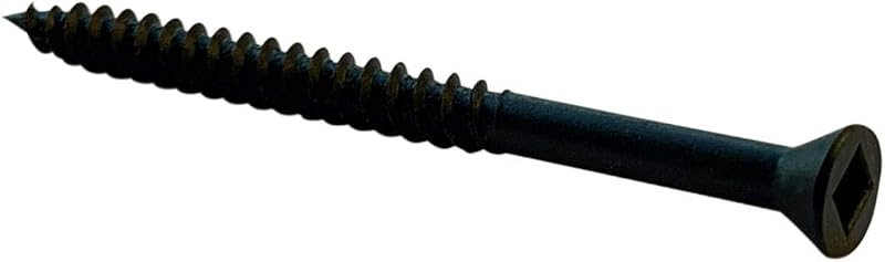 Tornillo cuadrado yeso rosca fina fosfato negro 50 pzas