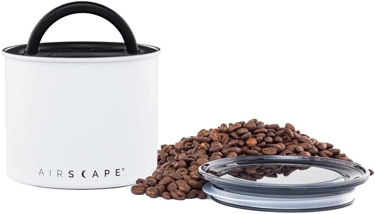 Recipiente café acero inox con tapa hermética patentada