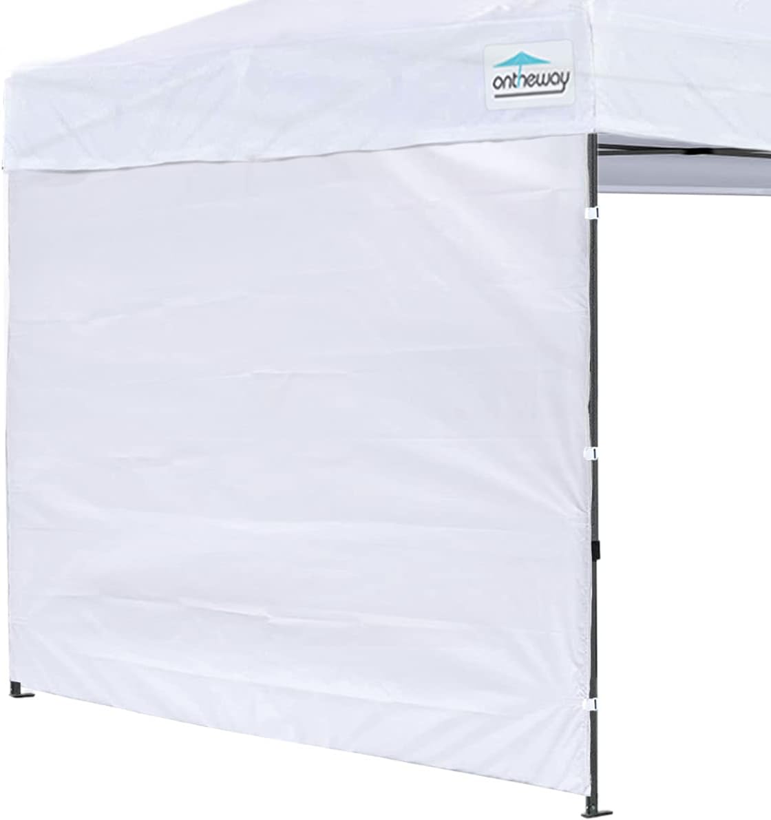 Pared solar toldo desplegable 10x10 instantánea blanco