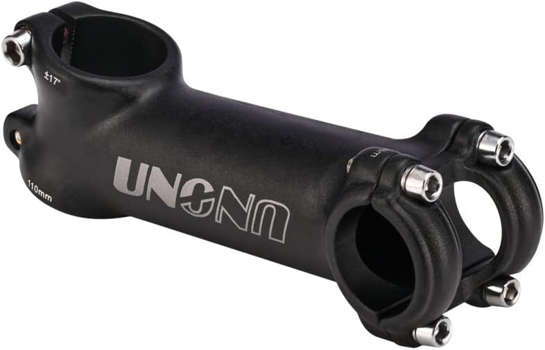 Vástago manillar bicicleta MTB 2.756pulg 17 grados negro
