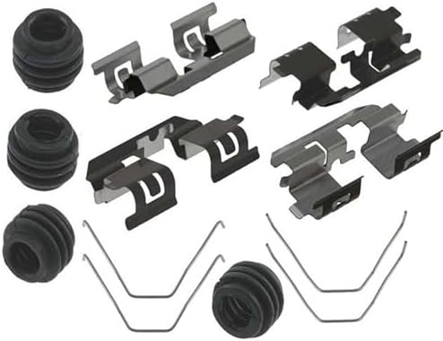 Set pinzas freno disco trasero con clips resortes