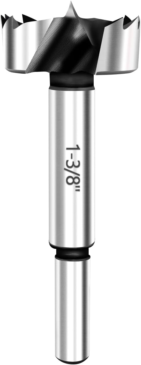 Broca Forstner 1-3/8pulg acero carbono 2 flautas 3/8pulg