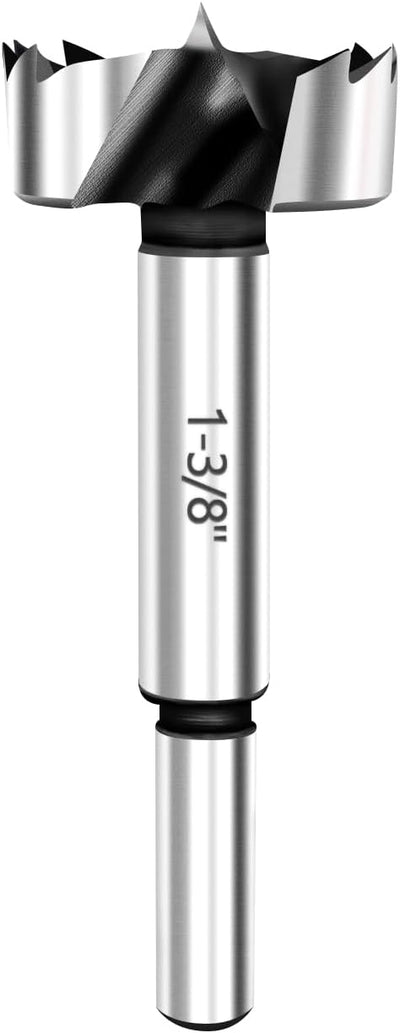 Broca Forstner 1-3/8pulg acero carbono 2 flautas 3/8pulg