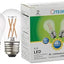2 Pzas Bombilla LED A15 Transparente para Ventilador 40W