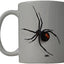 Taza café diseño araña negra regalo oficina fiesta