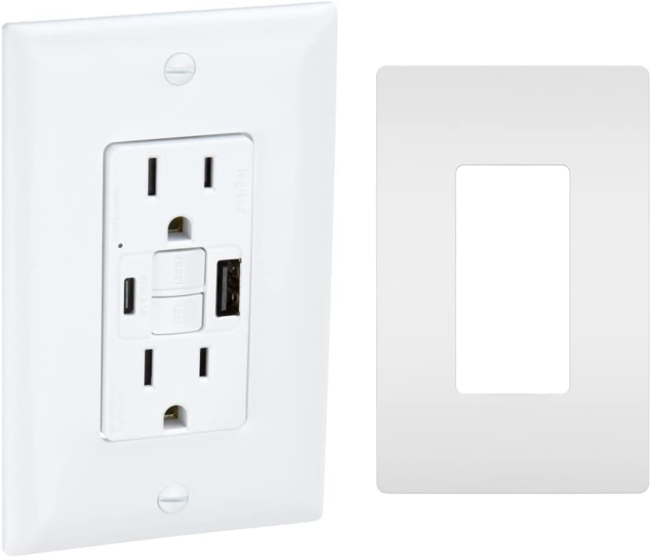 Salida USB GFCI tipo A/C Legrand blanco