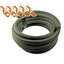 Batería coche flexible 2/0 negro 5ft 5 lengüetas cobre
