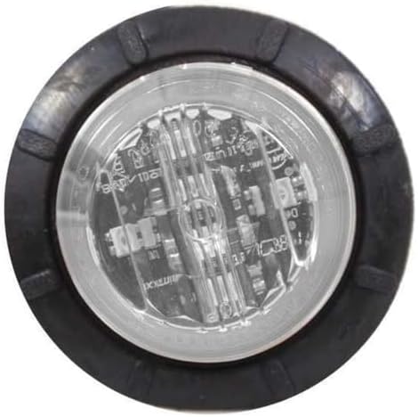Luz LED bajo perfil lente redondo transparente 1-1/4