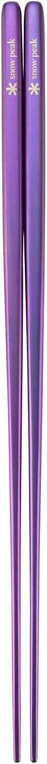 Palillos titanio con estuche camping duraderos