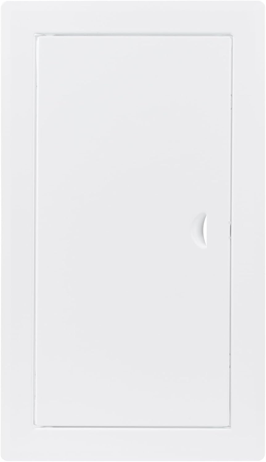 Panel acceso rectangular 6x12pulg metal blanco pared techo