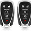 2 Repuestos control remoto HYQ4ES 5 botones 433MHz Chevrolet