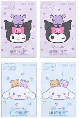 Juego 48 unidades Kuromi Cinnamoroll 4 cajas