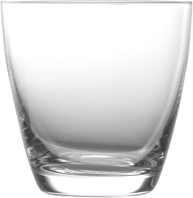 Vaso cristal doble estilo antiguo transparente set 4