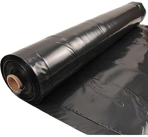 Lámina plástico negro 4mil 50x3pies resistente jardinería