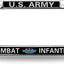 Marco placa matrícula Infantería Ejército EE.UU antirrobo